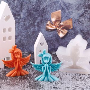 Angel Girl Silicone Mold For Candle Epoxy Resin DIY Craft Ornament Mold - Product Image 2