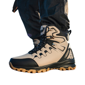 Bottes d'hiver unisexes tendance, imperméables, épaisses, chaudes, antidérapantes, nouvelles bottes de montagne pour l'extérieur - Product Image 1