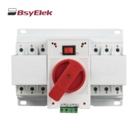 Sélecteur électrique alimentation ininterrompue Rail Din 2P 3P 4P 63A ATS commutateur de transfert automatique à double alimentation