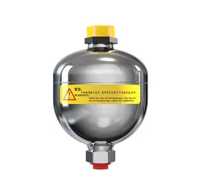 Acumulador de diafragma NBR de 0.5L, 33Mpa, pequeño acumulador hidráulico