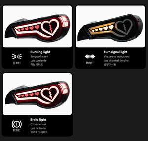 Luz Trasera LED de Nuevo Diseño para Automóvil Toyota GT86 BRZ 2012-2020, 12V, Luz de Freno Trasera - Product Image 2