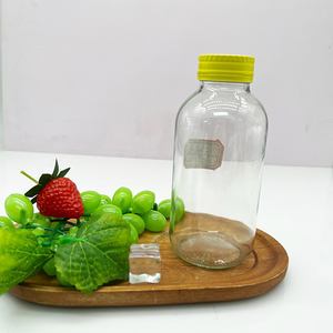 Petite bouteille en verre vide pour sauce ou gelée, capacité 330 ml, avec bouchon à vis en aluminium ROPP pour jus - Product Image 5