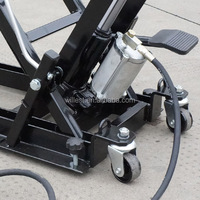 Table élévatrice de moto hydraulique pneumatique HUTZ 1,500 lbs, cric de levage de vtt pneumatique AL15AF34, support de levage de réparation de moto