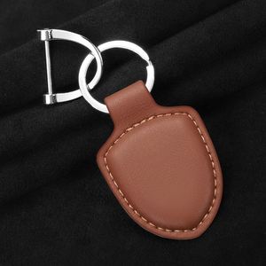 2025 New Design Car Key Chain Leather Key Listing Creative Fashion <b>Personality</b> Custom Logo Pendant Business Key Tag Pendant - Product Image 5
