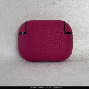 Funda de cuero auténtico para airpod pro, funda de moda de alta calidad para apple - Product Image 3