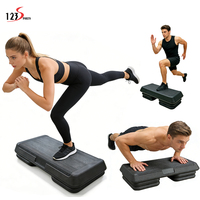 Plataforma de Step Aeróbico Ajustable en Altura para Gimnasio en Casa