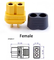 Conectores XT60H Hembra y Macho con Carcasa para Dron FPV, Batería Lipo, Enchufe XT60, Nylon, PCB, Categoría de Producto RC