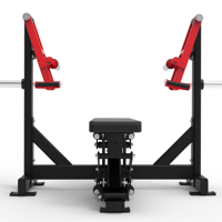 Machine de musculation professionnelle TZ-8152 pour développé couché horizontal isocylindrique à charge libre