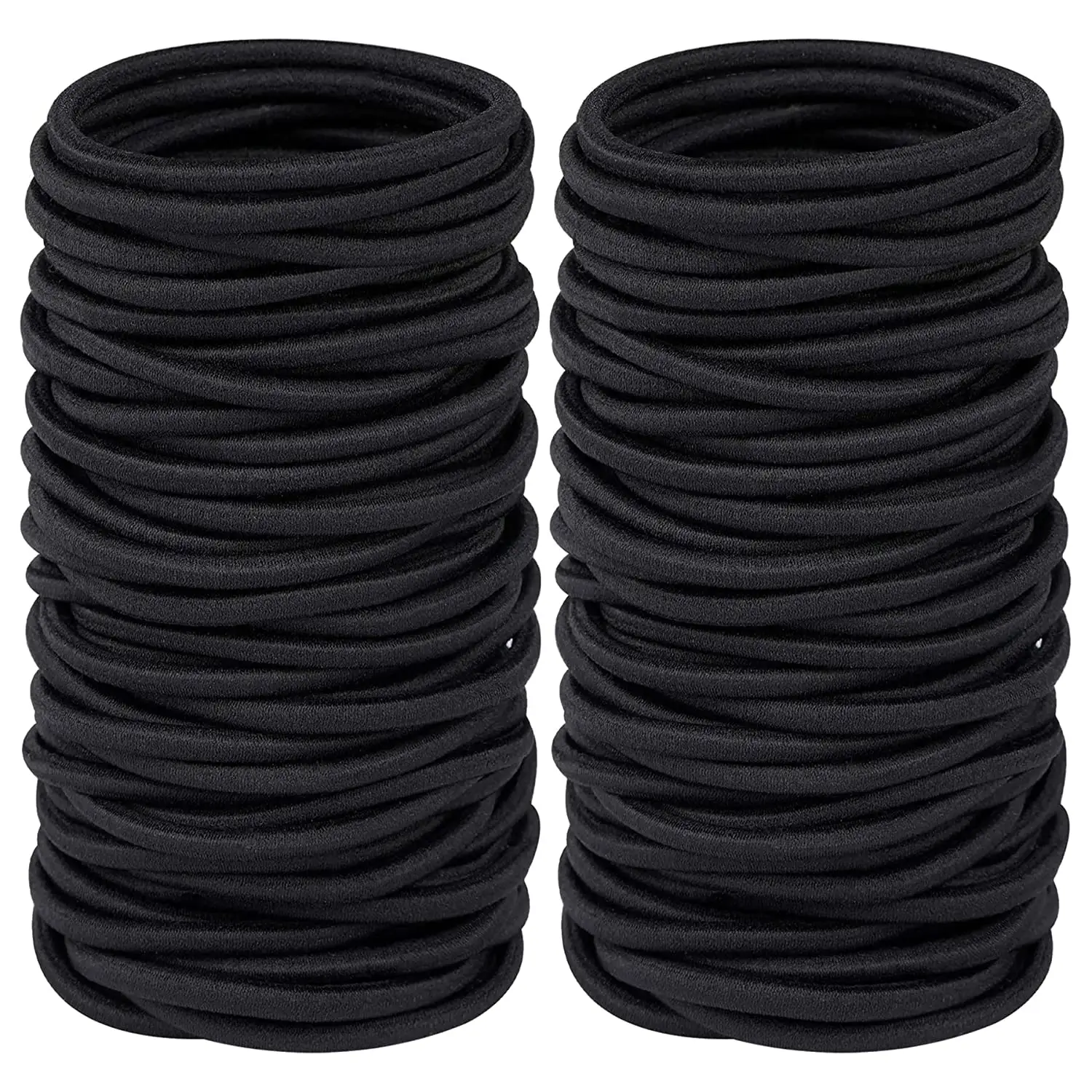 Wholesale Top Quality Black Elastic Hair Bands Ties For for women kids 4mm/3mm/2mm