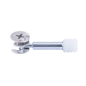 Wholesales Furniture Connector Cam Screw Plastic Insert Nut Cabinet Connecting Bolt Fittings Cam And Screw