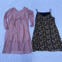 Robes d'occasion imprimées pour femmes, lot de robes longues à manches longues, motif floral, décontractées, en tissu léger pour l'été, pour femmes adultes