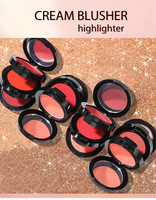 Poudre compacte mate 6 couleurs très vendue, fond de teint brun miel, maquillage facial mat couvrant tout, avec éponge et miroir