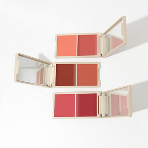 Vente en gros, Palette de Blush à haute teneur en pigments, imperméable, marque privée, joue est <span class=keywords><strong>rouge</strong></span>, maquillage végétalien longue durée, Palette de fards à joues, crème - Product Image 2