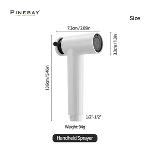 Портативный пластиковый распылитель для биде - Product Image 5