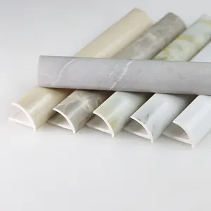 Hot Sale PVC Plastic Ceramic Corner Trim For Marble Edge Decoration Custom