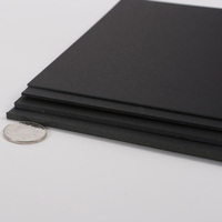 80g 110g 150g 200g 250g 300g 350g 400g 450gsm Rollo de papel negro de pulpa de madera virgen 100%