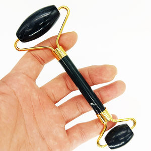 Rouleau de massage facial en cristal de quartz rose et de jade vert, vente en gros, produit phare - Product Image 5