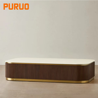 Table basse carrée en bois brun rétro, mobilier de salon moderne et minimaliste, bois massif, écologique, durable, sans formaldéhyde