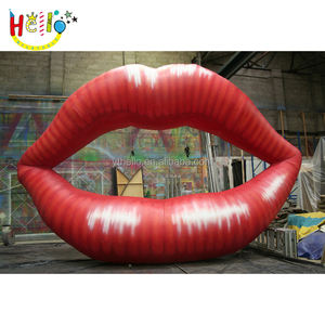 Modelo de boca inflable <span class=keywords><strong>gigante</strong></span>, beso inflable, labios rojos inflables para escenario, concierto, fiesta y espectáculo, Día de San Valentín - Product Image 4
