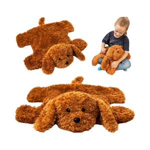 5 Lbs Verzwaarde Schootkussen Voor Kinderen Kalmerende Hondenmaatje Sensorische Dierentas Geruststellend Verzwaarde Knuffels Voor Angst - Product Image 1