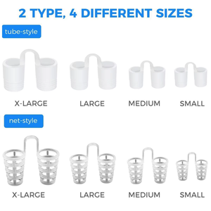 Solution d'arrêt du <span class=keywords><strong>ronflement</strong></span> Dispositif d'aide au sommeil respiratoire <span class=keywords><strong>Anti</strong></span>-<span class=keywords><strong>ronflement</strong></span> <span class=keywords><strong>Anneau</strong></span> nasal Clip Évents Dilatateur nasal en silicone - Product Image 6