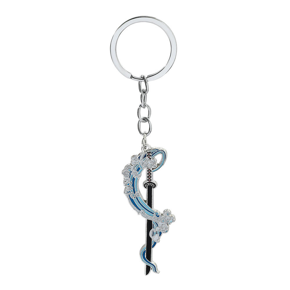 Water column Sun Wheel knife keychain