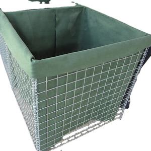 Barrière de défense pour sacs de sable haute résistance QG, panier défensif en maille soudée 75*75mm - Product Image 1