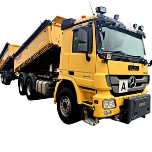 Camión Volquete Amarillo Usado Actros 2848 6x4 2013, Diésel, Transmisión Manual, para Transporte de Ingeniería - Product Image 1