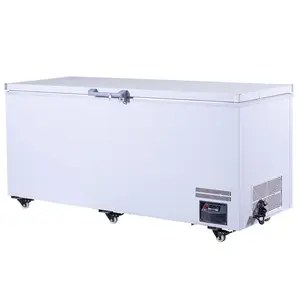 Minus -60 Degree Low Temperature Sea Deep Freezer For Seafood Refrigerator 670L Hot Sale Chest Freezer