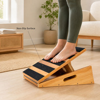 Planche inclinée portable en bois antidérapante et durable pour étirements des mollets, squats, Pilates, thérapie physique, exercices des jambes, usage domestique, fitness
