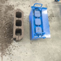 Moule de pavage emboîtable 3 trous pour blocs de ciment creux, de béton, de cendres volantes et de sable, 110V et 220V, pour jardin