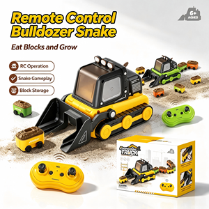 AJB NUOVO Giocattolo Telecomandato Online di Tendenza: Serpente e Bulldozer RC, Veicolo da Costruzione a Forma di Serpente Gluttonoso - Product Image 3