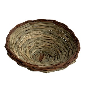 Nid d'oiseau tissé à la main en herbe, taille moyenne, écologique, décoration de jardin pour oiseaux - Product Image 5