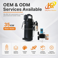 OkyRie WH-35 35KW Fahrzeug-Wasserheizung mit Bürstenlosem Motor, GSM-Modul und Mobiler App für Kabinenheizung bei Schwerlastfahrzeugen