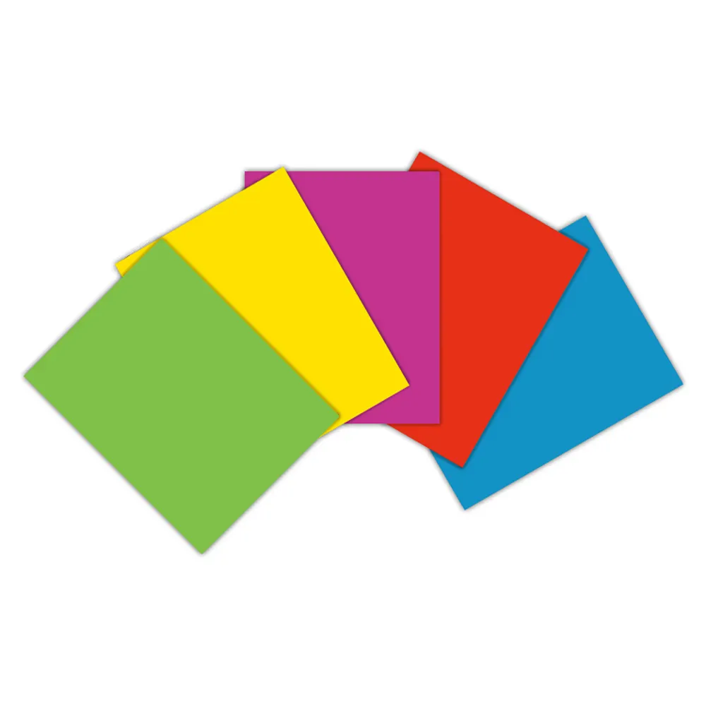 120gsm 160gsm 180gsm 230gsm 300gsm צבע A4 נייר קרטון 10 צבע מעורב להכנת כרטיסי קריקט אמנות רעיונות