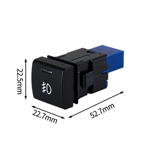 Công tắc đèn sương mù xe Toyota 2018+ mới, dành cho Camry CHR, Corolla CROSS, 12V, chất liệu ABS, công tắc đèn pha ô tô - Product Image 1