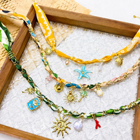 Offre Spéciale Muses Jewels : Collier en Or Massif et Perles d'Eau Douce Naturelles, Style Vacances, Chaîne Ras du Cou pour un Port Optimal