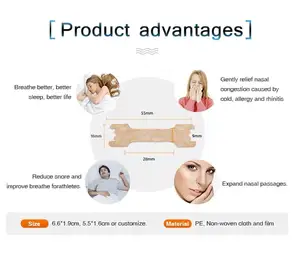 Bestseller-Produkte helfen, das Schnarchen besser zu stoppen Atmen Sie Nasen streifen - Product Image 4