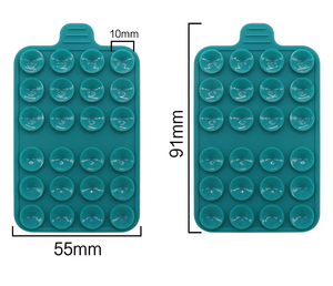 24-Piece Square Suction Cups Silicone Anti-Slip Pad for Phone Cases | Multi Colors Available - Product Image 4