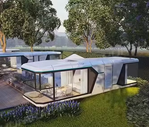 บ้านสำเร็จรูปแบบโมดูลาร์ โรงแรมสมาร์ทโฮมโครงสร้างเหล็ก ดีไซน์จีน บ้านแคปซูลกลางแจ้ง บ้านคอนเทนเนอร์ - Product Image 2