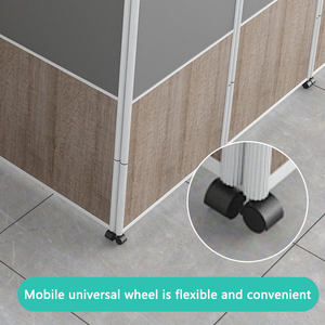 Nhà Máy Tùy Chỉnh Phòng Phân Vùng Tường Divider Di Chuyển Văn Phòng Tường Phân Vùng Di Động Văn Phòng Màn Hình Phân Vùng - Product Image 6