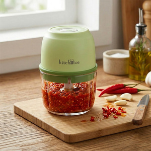 Kitchoice Electric Food <b>Chopper</b> 250ml With Container For Garlic <b>Vegetables</b> Fruits And Baby Food - Product Image 5