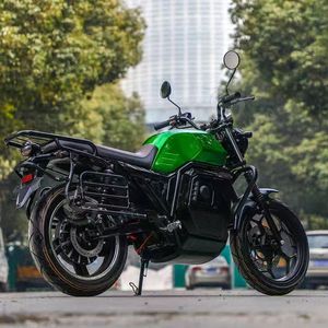 2025 Fábrica al por mayor de alta velocidad 2000W Motocicleta eléctrica 72V 80a Resistencia Nueva condición Batería de extracto de scooter de rango barato - Product Image 2