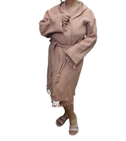 Peignoir turc en piqué, serviette à capuche, séchage rapide, coton, manches longues, coloré, doux, pour femmes et hommes, lavable, usage quotidien à la maison
