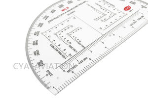 Yarı daire iletki 6 inç harita okumak için okunması kolay toptan CYA marka - Product Image 4