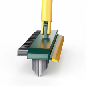 <span class=keywords><strong>Brosse</strong></span> de nettoyage 3-en-1 réglable pour fentes domestiques, <span class=keywords><strong>avec</strong></span> tête en plastique à poils durs, grattoir à <span class=keywords><strong>eau</strong></span> et brosses pour <span class=keywords><strong>le</strong></span> nettoyage des coins, des interstices et des sols - Product Image 6