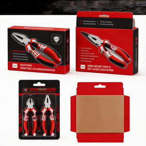 Mini Alicates de 4.5 Pulgadas, Juego de 4 Herramientas Multifunción que Incluye Alicates Combinados, de Punta Larga, de Corte <span class=keywords><strong>Diagonal</strong></span> y de Corte Frontal, Color Rojo - Product Image 4