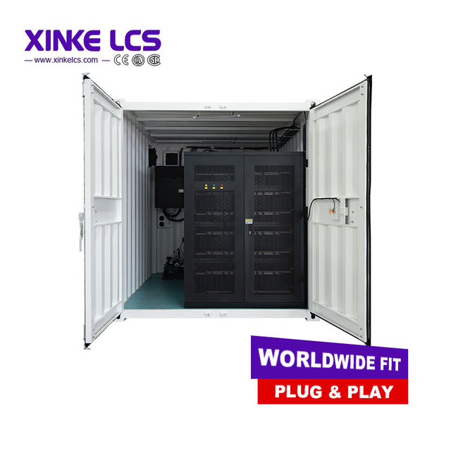 Xinke 36 Positions Compact Liquid Cooling Container 1155kW Plug Play Modular Solution ASIC GPU Server Edge Data Center /CE