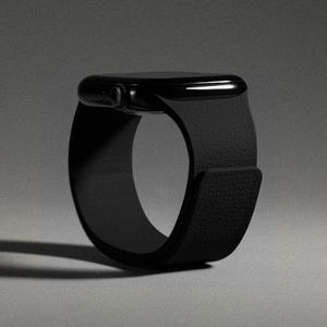 Correa Magnética de Silicona con Textura de Cuero para Apple Watch 10/9/8/7/6/SE/5/4/3/2/1/Ultra 2, Banda Magnética Ajustable y Suave - Product Image 5