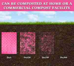 Sacs à déjections canines personnalisés écologiques très demandés, imprimés sur mesure, compostables en PBAT et amidon de maïs, sacs à déchets pour animaux de compagnie - Product Image 5